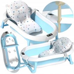 Lewer Összecsukható babakád, hőmérős párnával, szilikon (WAN-N)