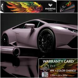  Színes Ppf Fólia Phoenix Protect - Autó Színváltoztató Fólia - Frozen Berry (Fagyos Bogyó) (Folia PPF Frozen Berry 152cmx100cm)