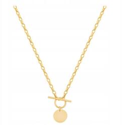 Lovrin Arany nyaklánc 585-ös finomságú, anker láncszemes, lapos kör alakú díszítőelemmel és különleges zárral (61107897)