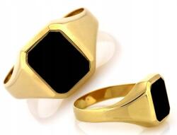 Lovrin Arany gyűrű fekete zománccal 375 9k súly 4.76g méret 24 férfi (53185360)