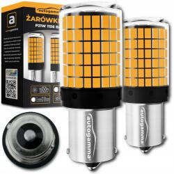 Auto Gamma Led P21W BA15S 1156 Canbus Narancs Sárga Erős 144SMD Index Lámpa