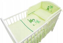 Ankras Ágyneműhuzat 3 El 120x90 Gyerek Kiságyhoz (ŻYRAFKA P-3 120/90/180 APL. ZIELONY)