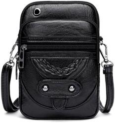 EdiBazzar Női Vintage Táska Pénztárca Telefon válltáska borítéktáska fekete (8961594802758)