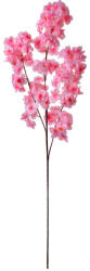 Clayre & Eef Set 3 crengute flori Piersic artificiale roz intens maro 20x10x106 cm (5PL0076)