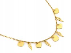 Lovrin Női ezüst nyaklánc 925-ös, szívekkel és szárnyakkal, ideális ajándék (63521473)