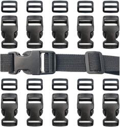  Műanyag csat fekete 35 mm hátizsák csat 10 db (K-DAO-012240-40)