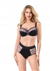 Lanny Mode Merevítős, félig merevített melltartó Lanny Mode Pola, fekete/kávébarna 90D