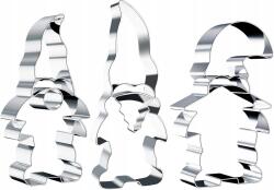  Karácsonyi Kekszkiszúró Forma Szett 3 Darab Rozsdamentes Acél 13, 5cm (B0D7SPRCNV)