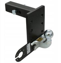 XIMPLIO Vonóhorog Usa Adapter 50 mm-es gömbfejjel 50x50 mm-es 2 hüvelykes univerzális állítható