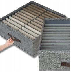 EdiBazzar Ruhatároló fiók rendszerező doboz 50 X 45 cm-es szekrényekhez, rekeszekkel (Organizer do szuflady na ubrania pudełko)