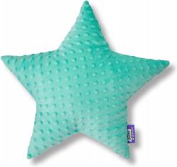  Jukki Díszpárna Csillag Minky Mentazöld (5907534750478)