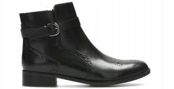 Clarks Netley Olivia Clarks fekete bőr bakancs 35, 5 (261387724030)