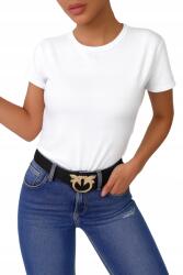  Női Basic Fehér Póló - Puha Pamut, Klasszikus Szabás