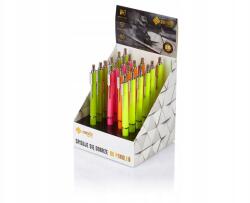 ZENITH 7 Fluo, Golyóstoll 0, 8mm, kék, ergonomikus, színkeverék, állvány, (4072030)