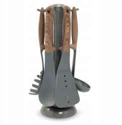 Kamille Evőeszközök, Konyhai Eszközök Állványon 7 Db-os Szett Kamille (KM-5236 Zestaw przyborów kuchennych)