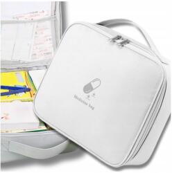  Gyógyszeres Kozmetikai Táska Utazáshoz, Orvosi, Bőröndbe Való Tágas Nagy (Medyczna apteczka kosmetyczka leki podróżna)