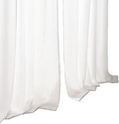 Függöny szett 2 db 225×132 cm fehér áttetsző ráncoló szalaggal Mrtrees (B0CPSM3LQW)