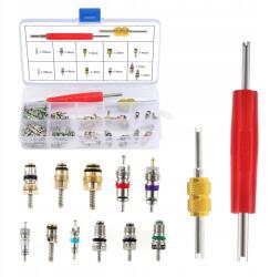  Zestaw Zaworków Do Klimatyzacji 10SZT 10 Z Kluczem (13552065275)