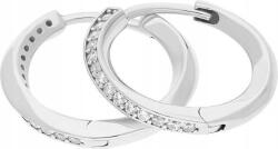 Lovrin Ezüst fülbevaló 925 Karika Cirkónia Kövekkel 3, 15g női ajándék lógós (Lovrin 58265)