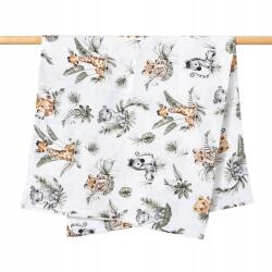 Jukki Muszlin Takaró Pólya Kiskocsiba, Kocsikarató, Pelenka 120 x 120 cm (5904506823567)