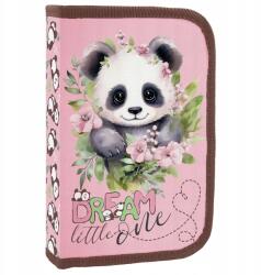 DERFORM Iskolai tolltartó egykamrás Panda felszereléssel kislányoknak (PWJPA10)