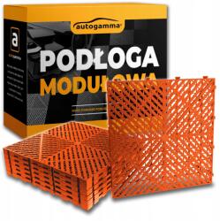  Moduláris padló Csempe puzzle 40x40 Garázs Autó Padló Műhely Narancs (Podłoga modułowa Płytki puzzle 40x40 Garaż)