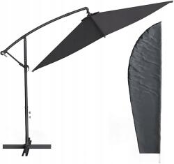 Vicco Konzolos kerti napernyő állvánnyal, 300 cm átmérőjű, antracit színű (garten 158)