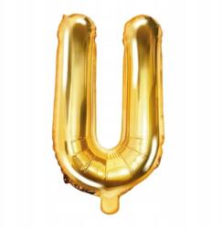  Fólia Lufi U Betű Születésnapra Évfordulóra Arany 40 cm