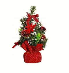  Mini Karácsonyfa Dekorált 20 cm. Ideális asztaldísz, íróasztaldísz (X0025J2NF7)
