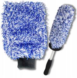  Multifunkciós puha mikroszálas mosókesztyű kefe szett (2 db) felnitisztításhoz