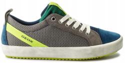 GEOX J Alonisso Boy Szürke bőr gyerekcipő sportcipő 30 (J822CB01422C1443)
