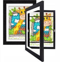  Művészi Képkeret Gyerekeknek, Nyitható, A4-es Méret, 33x24cm (Ramka Artystyczna)