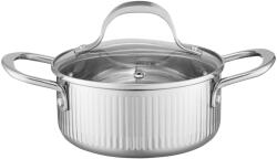 Ambition Oala inox cu capac 16cm, 1.4L, Curly (44489)
