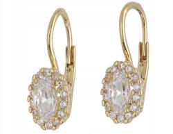 Lovrin Arany fülbevaló 585 Elegáns Cirkónia Kövekkel 2, 60g divatos minta hölgyeknek 14k (Lovrin 69300)