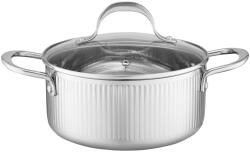 Ambition Oala inox cu capac 20cm, 2.7L, Curly (44490)