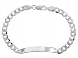 Lovrin Férfi karkötő, 925-ös ezüst, páncél mintás, elegáns design, stílusos (62098336)