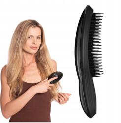  Fekete hajkefe vékony, gubancos, hosszabbított és nedves hajra (AJK02)