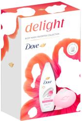 Unilever DOVE подаръчен комплект, Дамски, Душ гел и сапун, Delight