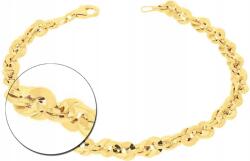 Lovrin arany férfi karkötő 585-ös sodrott mintával 4, 62g, ideális ajándék, divatos (Lovrin 56300)