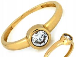 Lovrin Soliter gyűrű arany 585 14k cirkónia kővel 1.90g 14-es méret ajándékba (61165494)