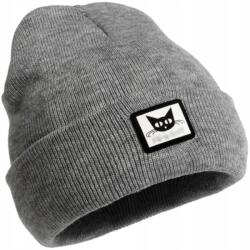 EdiBazzar Meleg téli sapka őszi macska vastag klasszikus szürke női beanie (5905884039649)