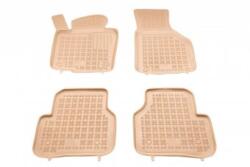 Rezaw-Plast Covorase Presuri Auto Cauciuc Dedicate Bej Vw Passat B6 / B7 2005-2014 | PASSAT CC 2008-2016 | Vw Jetta 2010-2018 | Vw Tiguan I 2007 - 2015 (ALM 200102B)