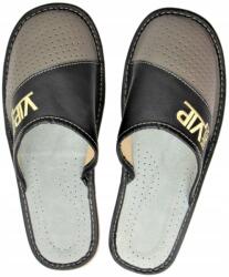  Férfi Bőr Papucs, Házipapucs Vip 43 Ajándék (5369)