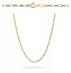 Lovrin Arany nyaklánc 585 dupla rolo 42 cm 1, 90g ajándékba, divatos minta 14k (60023902)