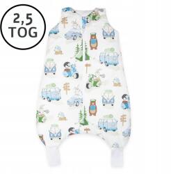 Ankras Hálózsák lábszárvédővel 92-104 M Egész éves Mintás! (Śpiworek z nogawkami M 86-104 BIWAK)