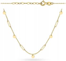 Lovrin Női arany nyaklánc 585 divatos, teli karikás szemekkel, ajándékba 14k (Lovrin)