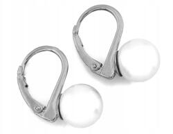 Lovrin Ezüst, angol kapcsos gyöngy fülbevaló, 925-ös finomságú, 4, 51g súlyú, klasszikus, ajándéknak is kiváló (51737566)