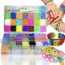 Przydasie. pl 1Mcz YT-94 Gumiszalag készlet karkötők készítéséhez 4400 db és kiegészítők (#10887)