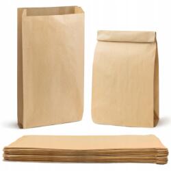 Allbag Fajtos Táska 15x29 cm Papír barna 50 db Szendvicstáska