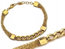 Lovrin Karkötő 585-ös sárga aranyból, 14 karátos, 6, 12g, széles, női, ajándék (45935933)